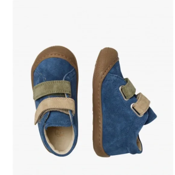 NWT NATURINO CORKEL VL Suede first-steps shoes in Navy - Picture 3 of 13